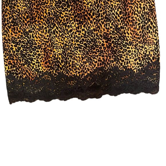 VTG Victoria Secret Collection Gold Label S Fuzzy Leopard Animal Print Lingerie - Picture 5 of 8